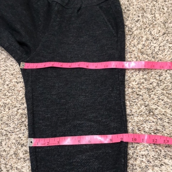 Eileen Fishee Cropped Pants Size Small Dark Charcoal Gray Organic Wool - Picture 8 of 11